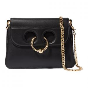 Сумка через плечо из коровьей кожи JW Anderson черная