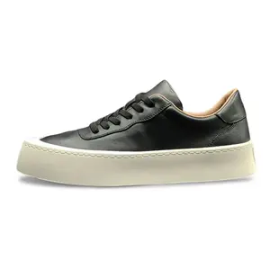 ZUOSAISI Скользоустойчивые мужские скейтерские кеды лоу-топ черные, цвет Black