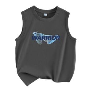 Детский топ и майка с круглым вырезом WARRIOR, medium серый/h technology line