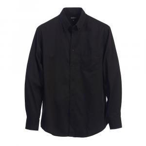 Gioberti Мужская повседневная твиловая оксфордская рубашка из 100% хлопка с длинными рукавами, черный