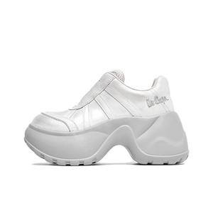 Lee Cooper Низкие массивные кроссовки женские Silver Unlined, цвет Silver Unlined