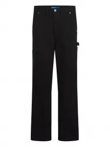 Прямые джинсы из хлопка Karl Lagerfeld Jeans, черный