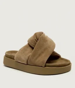 Мягкие тапочки с перекрещенными пальцами Inuikii, бежевый