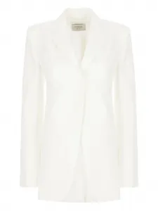 Однобортный пиджак SPORTMAX, белый