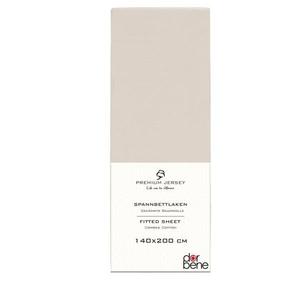 Простынь на резинке 100% хлопок 140х200. Darbene, белый