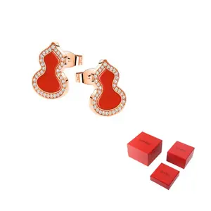 Qeelin Серьги Wulu из розового золота 18K для женщин