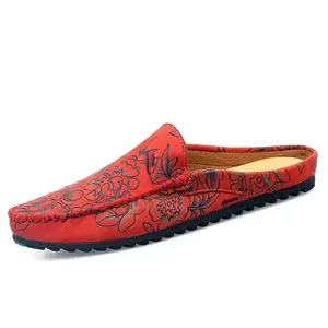 Сандалии с закрытым носком, противоскользящие, мужские King Jinmai, Red