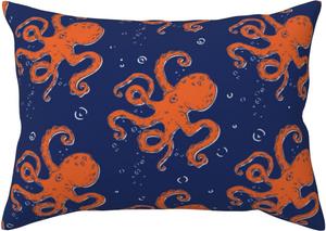 Pevtufa Наволочки с принтом осьминога с застежкой конверт Octopus