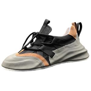 SENJIALUO Износостойкие дышащие поддерживающие легкие низкие кеды мужские черно-серые, цвет Black Gray