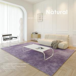 Budis Ковер 200х300 см для гостиной, однотонный кремовый, современный минимализм, ультрамягкий - Dream Purple