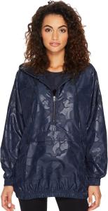 Женская ветровка Adidas Originals с камуфляжным принте, темно-синий