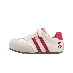 Низкие женские скейтерские кеды JimiXiong, бежевый