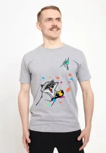 Футболка с принтом Henry Tiger, Light Heather