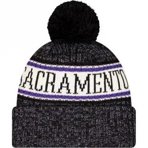 Спортивная вязаная шапка New Era для взрослых Sacramento Kings