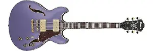 Электрогитара Ibanez Artcore AS73G полуакустическая, металлический фиолетовый матовый