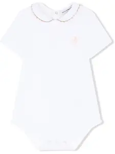 Боди из джерси с вышивкой DG Dolce & Gabbana Kids, белый