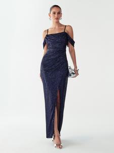 BWLDR Платье 'Amaliah' в темно-синем цвете