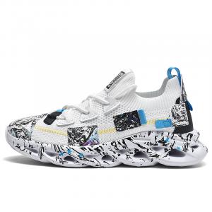 CAMOSI Мужские черные повседневные кроссовки с амортизацией, противоскользящей и износостойкой подошвой, цвет Black