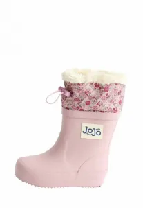 Резиновые сапоги на шнуровке стандартного кроя Jojo Maman Bébé, Pale Pink