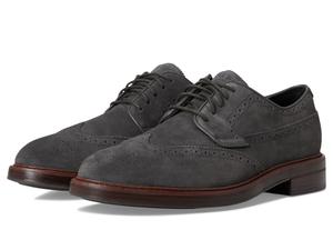 Оксфорды Cole Haan Judson Grand Wingtip Oxfords, цвет Raven Suede/Dark Natural