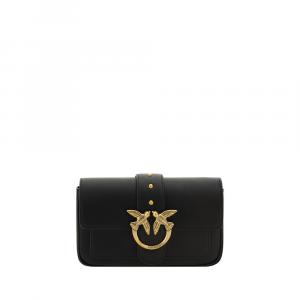 Сумка Love на одно плечо Pinko, черный
