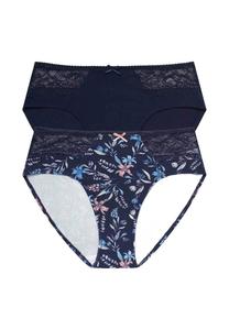 Трусы Henderson HALLY 2-PACK, Dark Blue/Anthracite/Anthracite