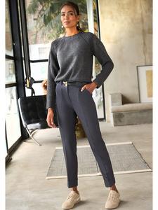 Брюки 7/8 цвета антрацит LASCANA