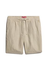 Льняные шорты - льняные шорты из торгового льна льняные шорты однотонные Superdry., бежевый