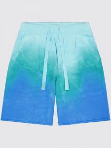 Laneus шорты с принтом тай-дай, синий