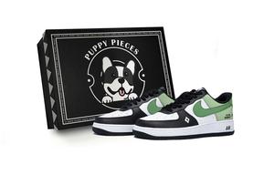 Nike Фрагмент Air Force 1 Puppy, специальные низкие кроссовки для скейтборда, мужские, белые