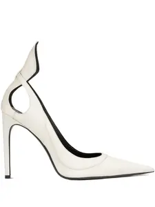 Атласные туфли с вырезами Nina Ricci, красный