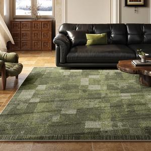 Dajiang Ковер 200х300 см для гостиной, французский винтаж, зеленый, низкие эксплуатационные расходы, Shitaiyuanji-21223, для 3-местного или углового дивана