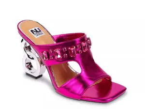 Сандалии Rio Ninety Union, Fuchsia/Silver