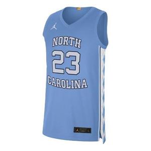 Спортивная футболка men's college (unc) sports basketball jersey/vest no. 23 blue Air Jordan, синий