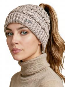Neverless Шапка '36928' в бежевом цвете