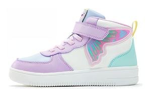 XTEP Детские высокие кроссовки для скейтбординга, фиолетово-синие, для детей 3–7 лет