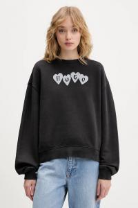 Хлопковая толстовка deroxina_8 HUGO, серый