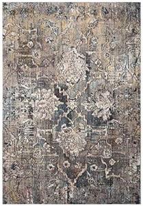 Ковер SAFAVIEH, 155 x 229 см, Bristol Collection Blue/Grey BTL487L в стиле бохо шик с эффектом потертости