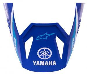 Шлем Alpinestars yamaha sm3 с козырьком