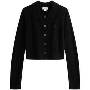 SS25 Вязаный топ для женщин Calvin Klein, черный