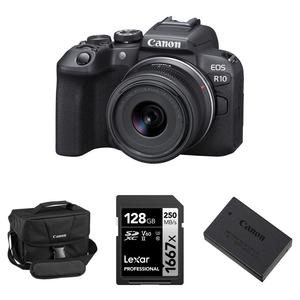 Беззеркальная камера Canon EOS R10 Mirrorless Camera with 18-45mm Lens and
