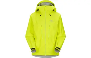 Arcteryx Куртка женская Arc'teryx Alpha SV черная, Sprint Green/Sprint