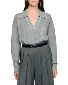 Берлинский свитер Sandro, серый