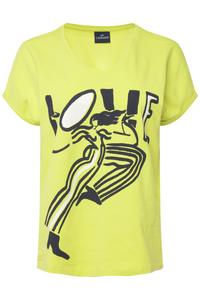 Футболка LAURASØN Shirt, цвет green/black