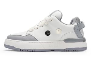 Франция Смайлик Устойчивые к истиранию Лоу-топы для скейтбординга Мужские, Белый Зеленый