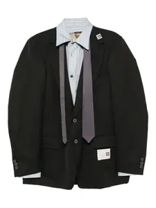 Многослойная куртка Maison Mihara Yasuhiro, черный