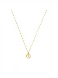 Amor Колье из серебра 925 пробы, покрытого желтым золотом