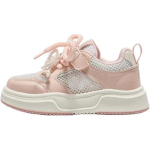 Нескользящие и дышащие низкие детские кроссовки для повседневной носки TATA, розовый
