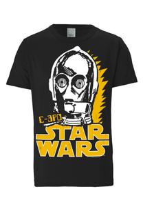 Классическая футболка LOGOSHIRT Shirt C-3PO, черный