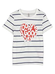 Футболка KIDS ONLY Senna, цвет weiß/dunkelblau